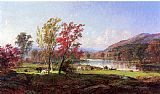 Jasper Francis Cropsey On the Saw Mill River painting